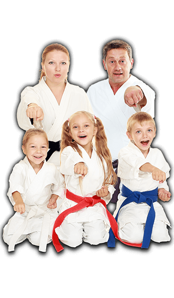 Martial Arts Lessons for Families in Randolph __STATE__ - Sitting Group Family Banner