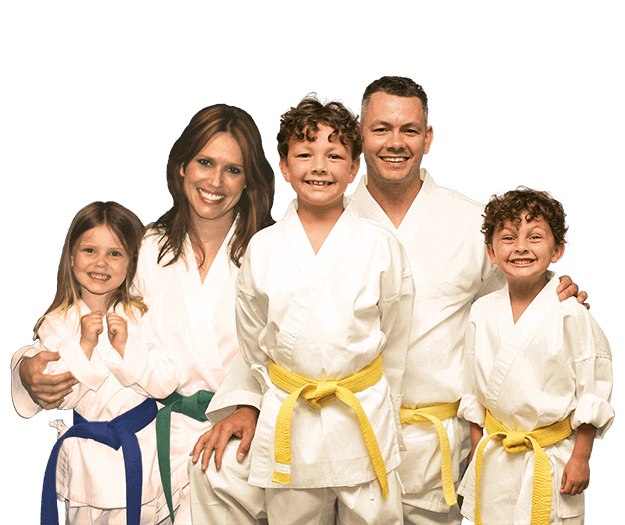 Martial Arts Lessons for Families in Randolph __STATE__ - Group Family for Martial Arts Footer Banner