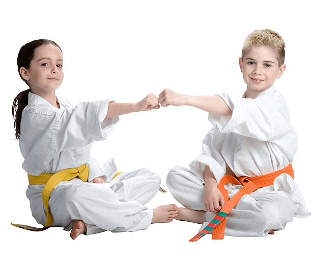 Martial Arts Lessons for Kids in Randolph __STATE__ - Kids Greeting Happy Footer Banner