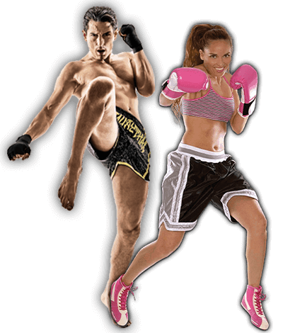 Fitness Kickboxing Lessons for Adults in Randolph __STATE__ - Kickboxing Men and Women Banner Page