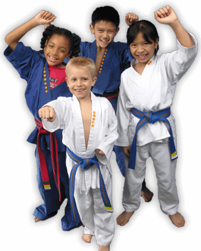 Martial Arts Summer Camp for Kids in Randolph __STATE__ - Happy Group of Kids Banner Summer Camp Page